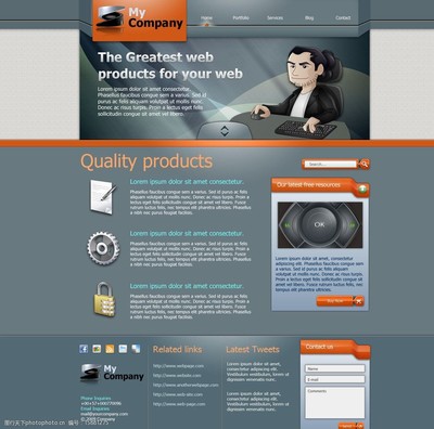 公司網站效果圖與網頁設計 打造卓越的在線品牌形象